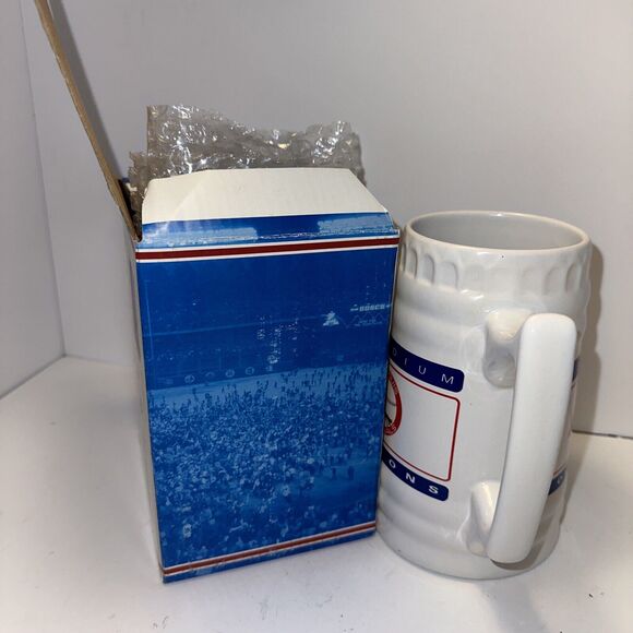 Budweiser Cardinals Beer‎ Stein 1982 World Series Champions Busch Stadium - Picture 6 of 9